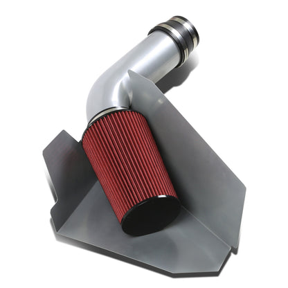 FILTRO DE AIRE ALTO FLUJO HEAT SHIELD - 96-00 CHEVY C/K-SERIES / YUKON / TAHOE 5.0L / 5.7L - ALUMINUM PIPING - SILVER