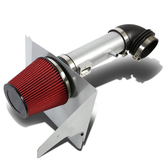 FILTRO DE AIRE ALTO FLUJO HEAT SHIELD - 10-11 CHEVROLET CAMARO 3.6L V6 - ALUMINUM PIPING - SILVER