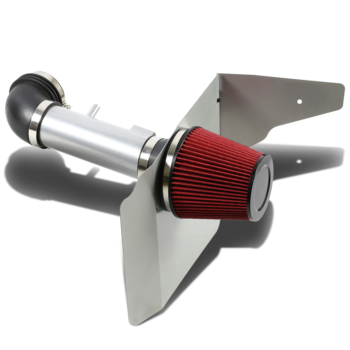 FILTRO DE AIRE ALTO FLUJO HEAT SHIELD - 10-11 CHEVROLET CAMARO 3.6L V6 - ALUMINUM PIPING - SILVER