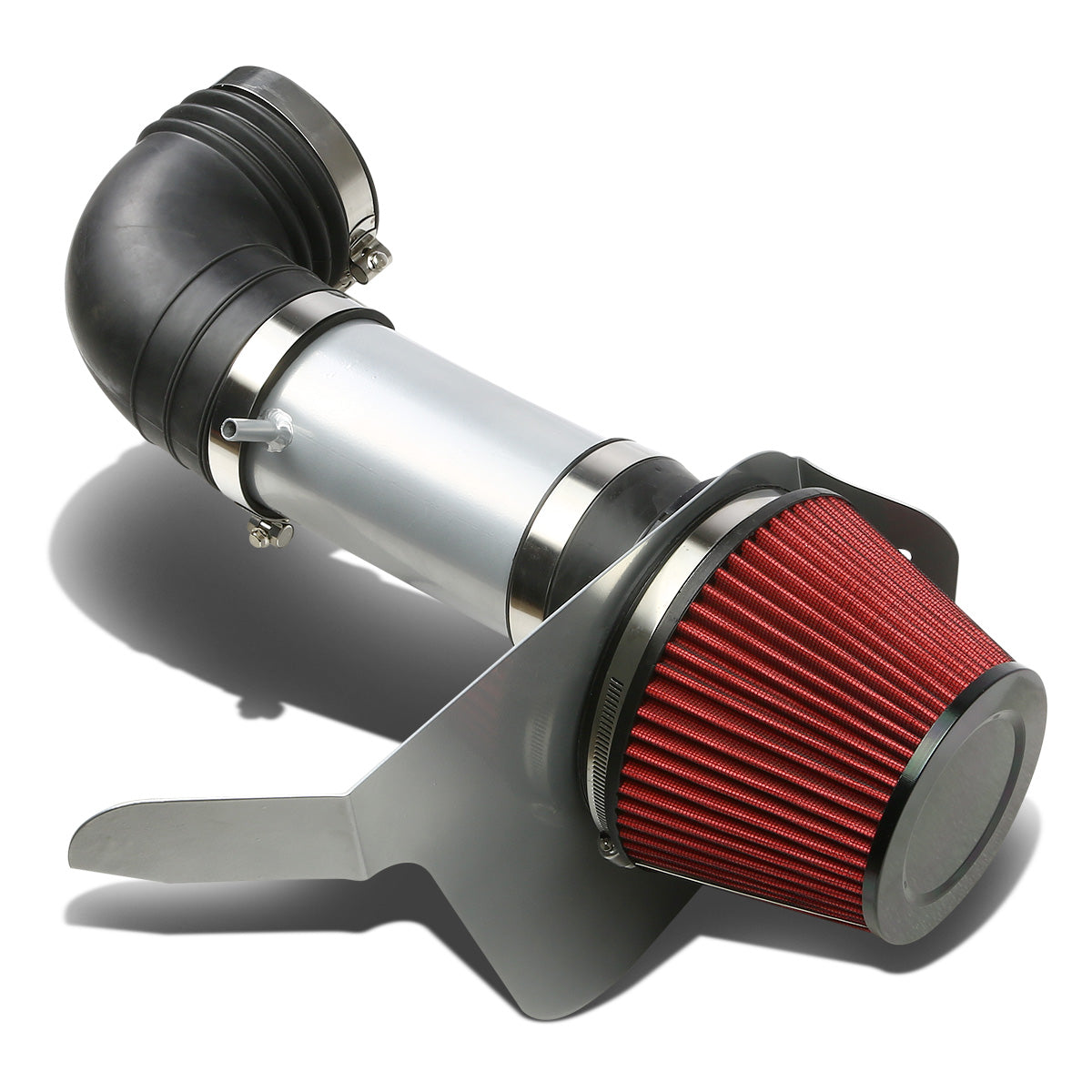 FILTRO DE AIRE ALTO FLUJO HEAT SHIELD - 06-07 CADIALLAC CTS-V 6.0L V8 LS2 - ALUMINUM PIPING - SILVER