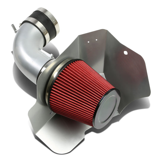 FILTRO DE AIRE ALTO FLUJO HEAT SHIELD - 09-15 CADIALLAC CTS-V 6.0L V8 LSA - ALUMINUM PIPING - SILVER