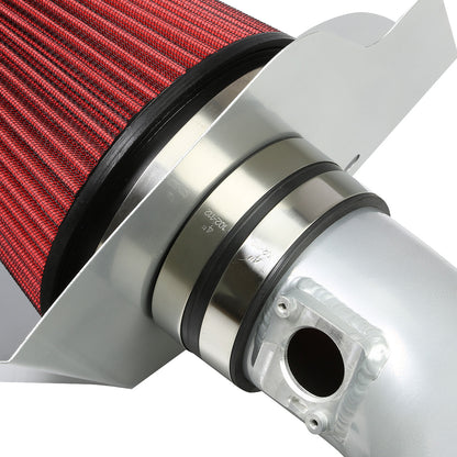 FILTRO DE AIRE ALTO FLUJO HEAT SHIELD - 09-15 CADIALLAC CTS-V 6.0L V8 LSA - ALUMINUM PIPING - SILVER