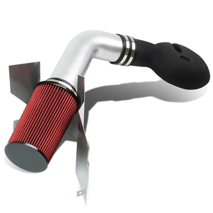 FILTRO DE AIRE ALTO FLUJO HEAT SHIELD - 97-99 DODGE DAKOTA V8 / 98-99 DURANGO V8 - ALUMINUM PIPING - SILVER