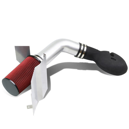 FILTRO DE AIRE ALTO FLUJO HEAT SHIELD - 97-99 DODGE DAKOTA V8 / 98-99 DURANGO V8 - ALUMINUM PIPING - SILVER