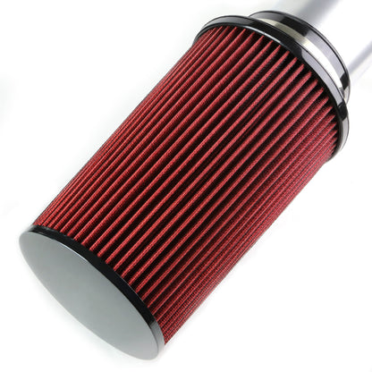 FILTRO DE AIRE ALTO FLUJO HEAT SHIELD - 97-99 DODGE DAKOTA V8 / 98-99 DURANGO V8 - ALUMINUM PIPING - SILVER