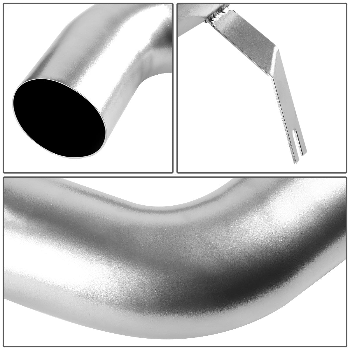 FILTRO DE AIRE ALTO FLUJO HEAT SHIELD - 97-99 DODGE DAKOTA V8 / 98-99 DURANGO V8 - ALUMINUM PIPING - SILVER