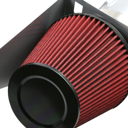 FILTRO DE AIRE ALTO FLUJO HEAT SHIELD - 09-10 FORD F-150 / 07-14 EXPEDITION, LINCOLN NAVIGATOR - FITS MODELS WITH 5.4L V8 ENGINE ONLY - ALUMINUM PIPING - SILVER