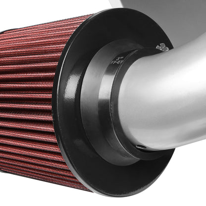 FILTRO DE AIRE ALTO FLUJO HEAT SHIELD - 99-03 NISSAN FRONTIER SE/XE 3.3L V6 - ALUMINUM PIPING - SILVER