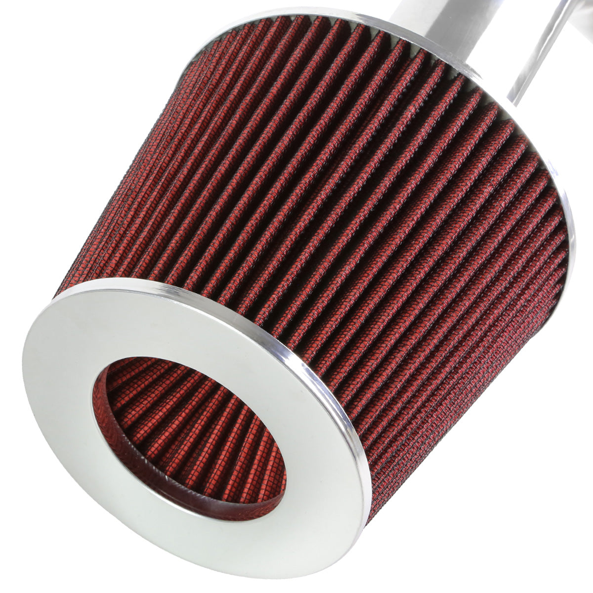 FILTRO DE AIRE ALTO FLUJO HEAT SHIELD - 07-11 TOYOTA CAMRY 4-CYL - ALUMINUM PIPING - RED