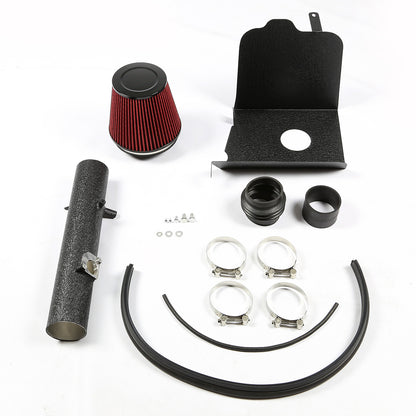 FILTRO DE AIRE ALTO FLUJO HEAT SHIELD - 05-11 TOYOTA TACOMA 4.0L V6 - ALUMINUM PIPING - WRINKLE FINISH - BLACK