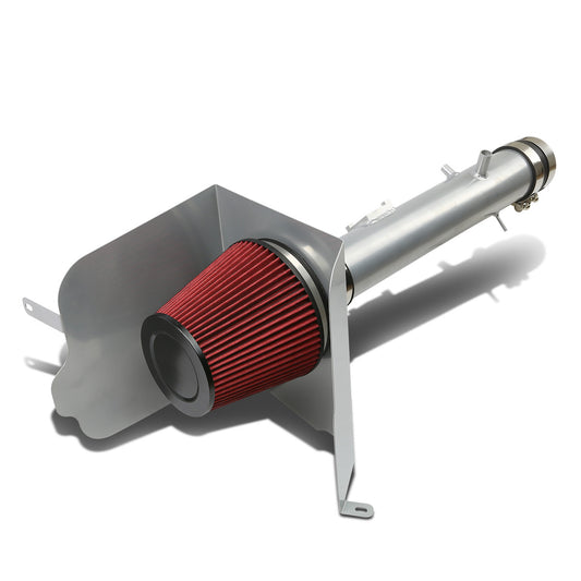 FILTRO DE AIRE ALTO FLUJO HEAT SHIELD - 05-11 TOYOTA TACOMA 4.0L V6 - ALUMINUM PIPING - SILVER