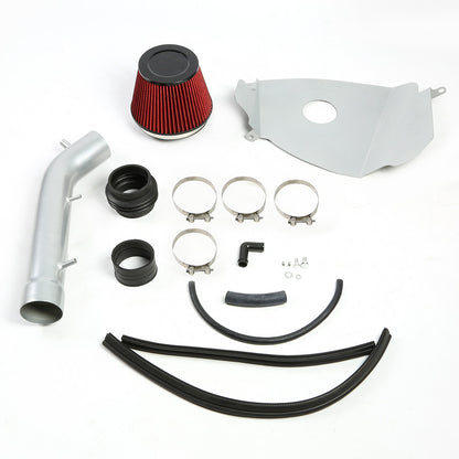 FILTRO DE AIRE ALTO FLUJO HEAT SHIELD - 99-04 TOYOTA TACOMA / 99-02 4RUNNER 3.4L V6 - ALUMINUM PIPING - SILVER