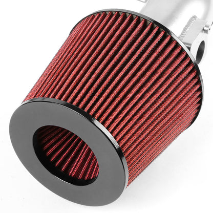FILTRO DE AIRE ALTO FLUJO HEAT SHIELD - 07-13 TOYOTA VENZA 3.5L V6 - ALUMINUM PIPING - SILVER