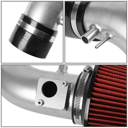 FILTRO DE AIRE ALTO FLUJO HEAT SHIELD - 07-13 TOYOTA VENZA 3.5L V6 - ALUMINUM PIPING - SILVER