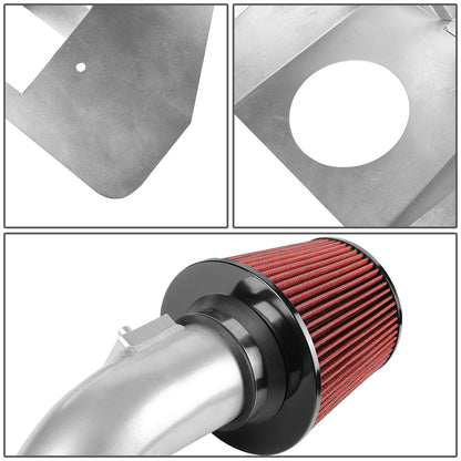 FILTRO DE AIRE ALTO FLUJO HEAT SHIELD - 07-13 TOYOTA VENZA 3.5L V6 - ALUMINUM PIPING - SILVER