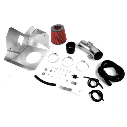FILTRO DE AIRE ALTO FLUJO HEAT SHIELD - 07-13 TOYOTA VENZA 3.5L V6 - ALUMINUM PIPING - SILVER