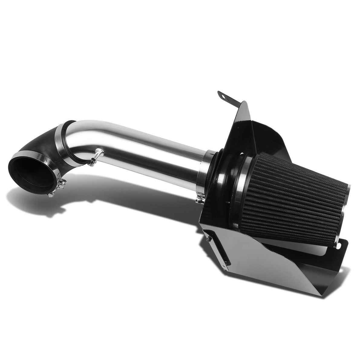 FILTRO DE AIRE ALTO FLUJO HEAT SHIELD - 07-08 YUKON/SEIRRA/TAHOE/SILVERADO/SUBURBAN/AVALANCHE/ESCALADE - ALUMINUM PIPING - POLISHED