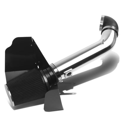 FILTRO DE AIRE ALTO FLUJO HEAT SHIELD - 09-14 CHEVROLET / GMC YUKON / SILVERADO / SIERRA / AVALANCHE V8 - ALUMINUM PIPING - POLISHED