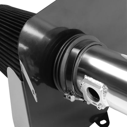 FILTRO DE AIRE ALTO FLUJO HEAT SHIELD - 09-14 CHEVROLET / GMC YUKON / SILVERADO / SIERRA / AVALANCHE V8 - ALUMINUM PIPING - POLISHED
