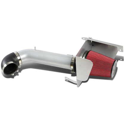 FILTRO DE AIRE ALTO FLUJO HEAT SHIELD - 09-14 CHEVROLET / GMC YUKON / SILVERADO / SIERRA / AVALANCHE V8 - ALUMINUM PIPING - SILVER
