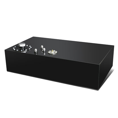 TANQUE DE GASOLINA FUEL CELL - GAS TANK WITH LEVEL SENDER - 17 GALLON - BOTTOM-FEED - ALUMINUM - FLAT TANK - BLACK