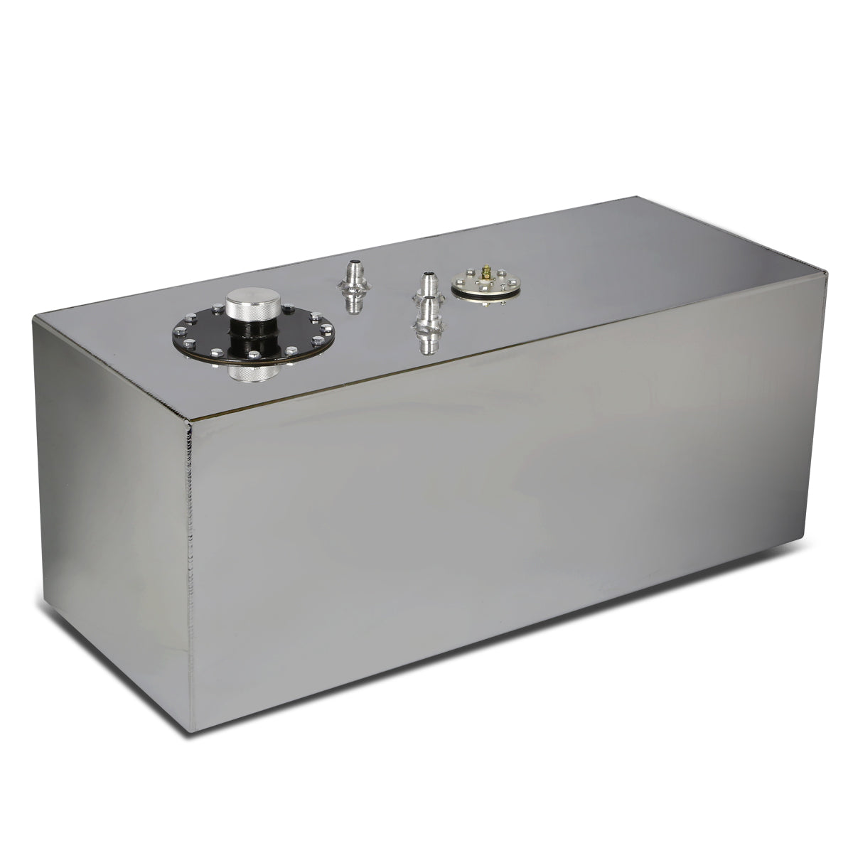 TANQUE DE GASOLINA FUEL CELL - GAS TANK WITH LEVEL SENDER - 19 GALLON - TOP-FEED - ALUMINUM - POLISHED