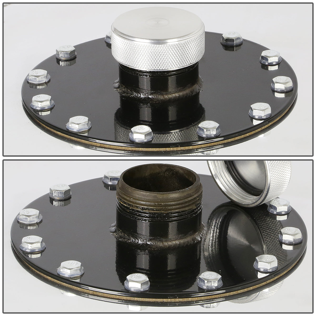 TANQUE DE GASOLINA FUEL CELL - GAS TANK WITH LEVEL SENDER - 19 GALLON - TOP-FEED - ALUMINUM - POLISHED