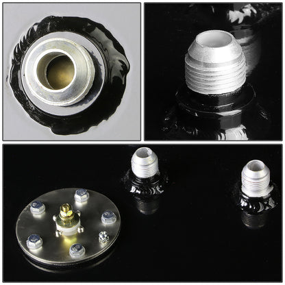 TANQUE DE GASOLINA FUEL CELL - GAS TANK WITH LEVEL SENDER - 19 GALLON - BOTTOM-FEED - ALUMINUM - BLACK