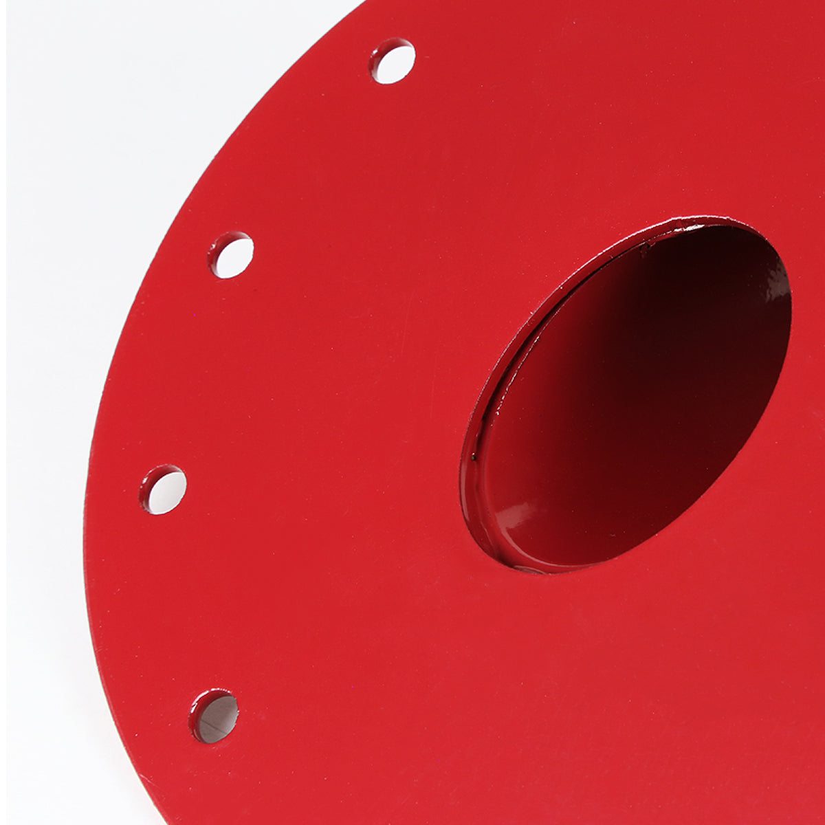 TANQUE DE GASOLINA FUEL CELL - FILLER NECK - STEEL WITH ALUMINUM CAP - 45 DEGREE - RED