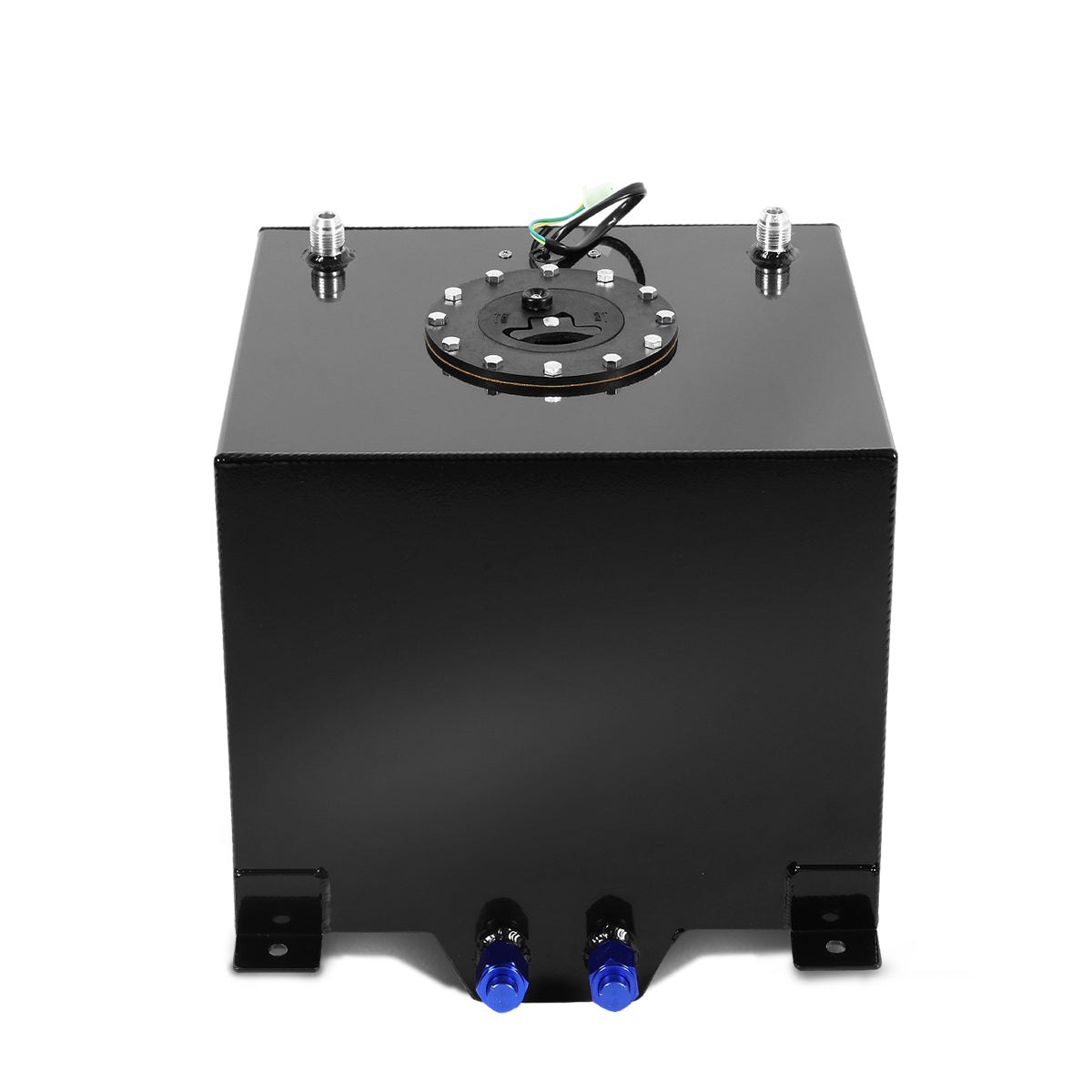 TANQUE DE GASOLINA FUEL CELL - GAS TANK WITH LEVEL SENDER - 5 GALLON - ALUMINUM - BLACK CAP - BLACK