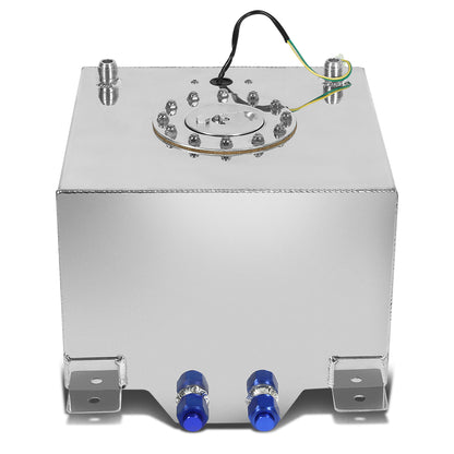 TANQUE DE GASOLINA FUEL CELL - GAS TANK WITH LEVEL SENDER - 8 GALLON - ALUMINUM - POLISHED CAP - POLISHED