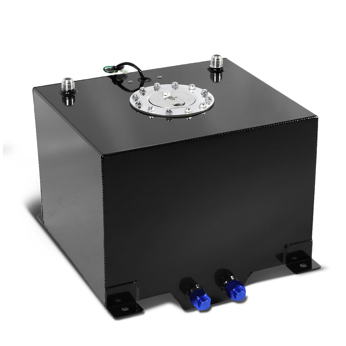 TANQUE DE GASOLINA FUEL CELL - GAS TANK WITH LEVEL SENDER - 8 GALLON - ALUMINUM - POLISHED CAP - BLACK