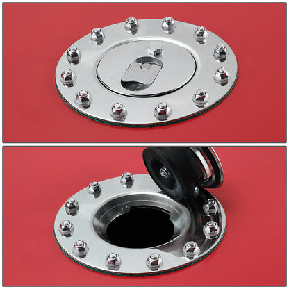 TANQUE DE GASOLINA FUEL CELL - GAS TANK WITH LEVEL SENDER - 8 GALLON - ALUMINUM - POLISHED CAP - RED