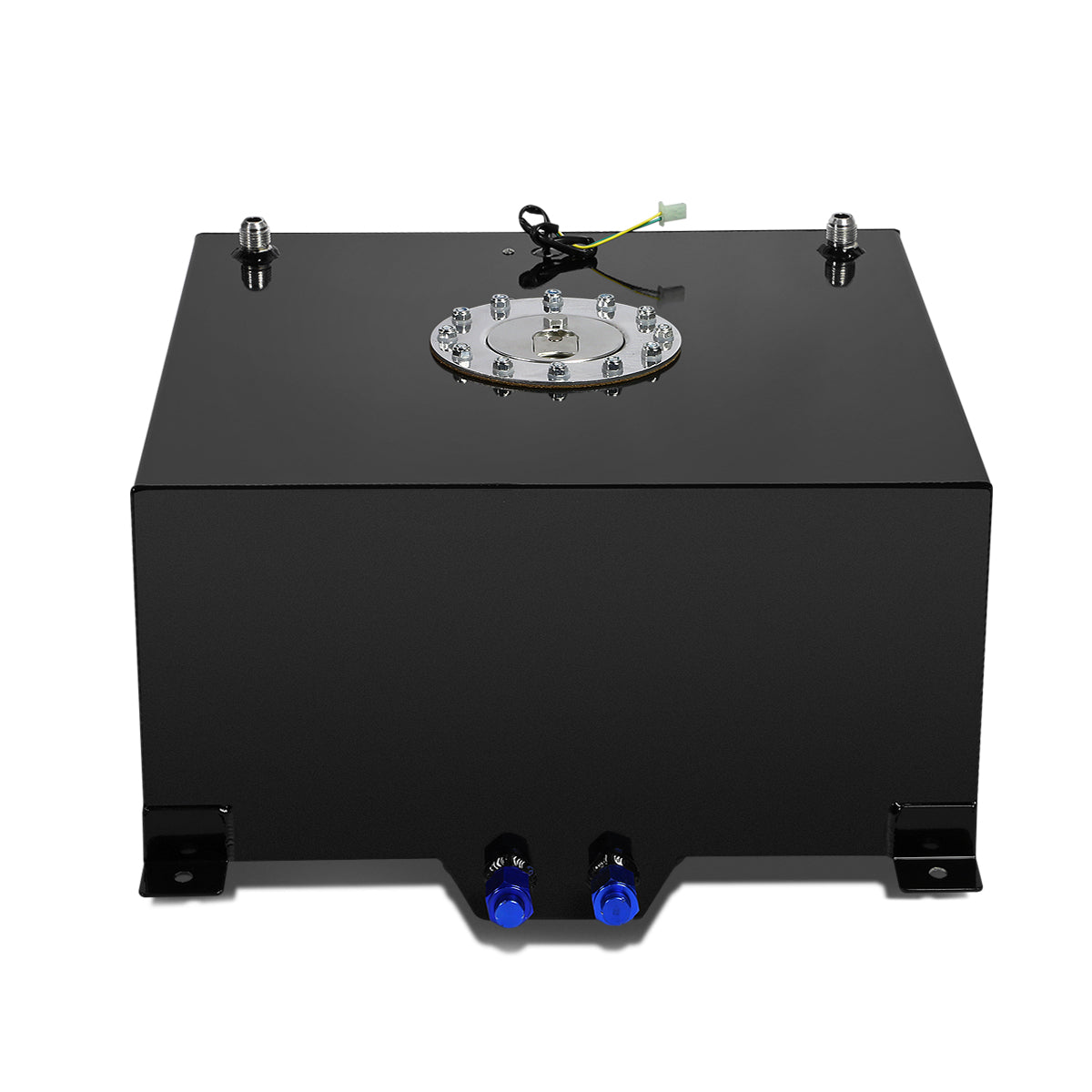 TANQUE DE GASOLINA FUEL CELL - GAS TANK WITH LEVEL SENDER - 10 GALLON - ALUMINUM - POLISHED CAP - BLACK