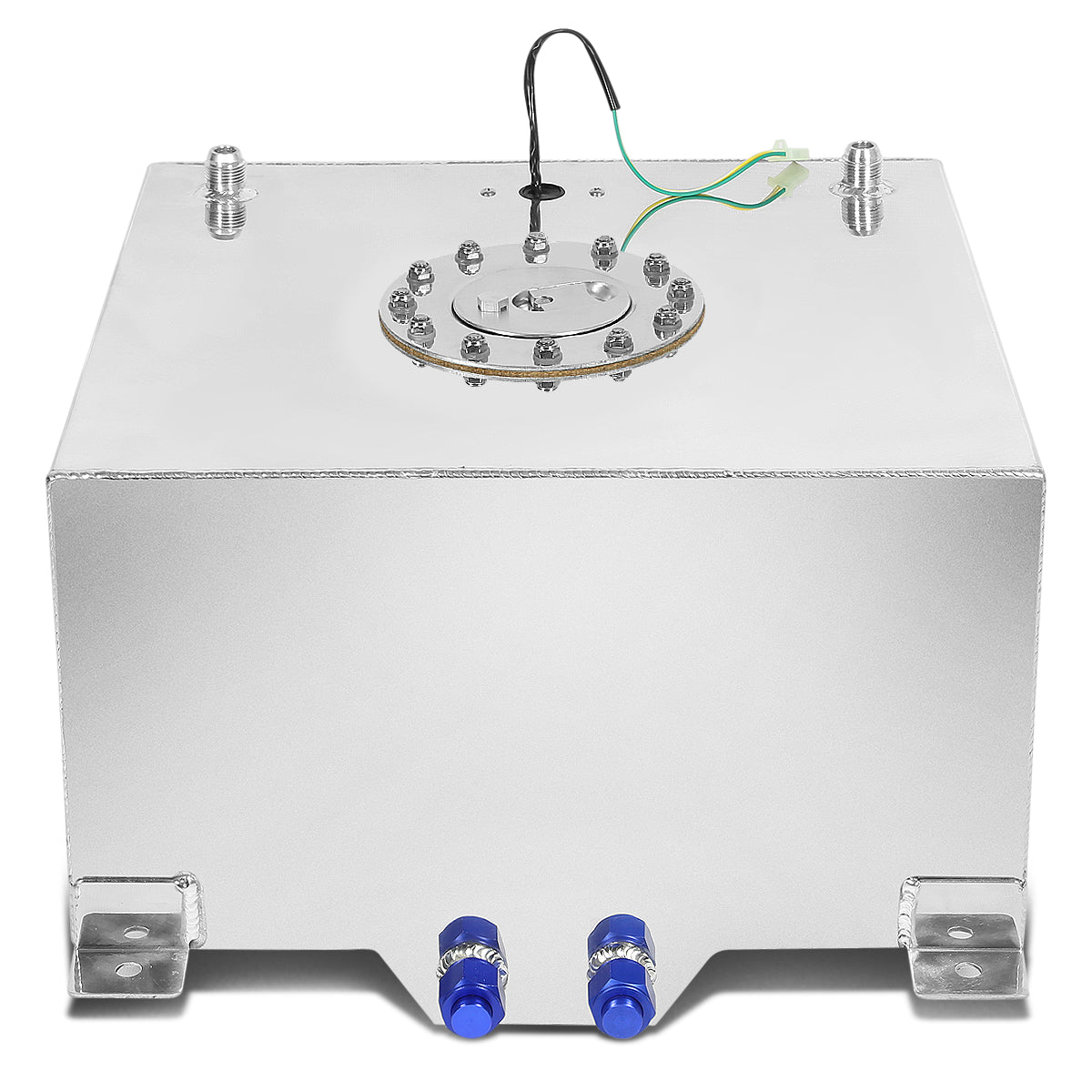 TANQUE DE GASOLINA FUEL CELL - GAS TANK WITH LEVEL SENDER - 15.5 GALLON - ALUMINUM - POLISHED CAP - POLISHED