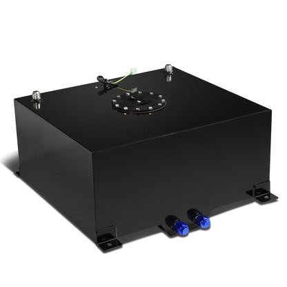 TANQUE DE GASOLINA FUEL CELL - GAS TANK WITH LEVEL SENDER - 15.5 GALLON - ALUMINUM - BLACK CAP - BLACK