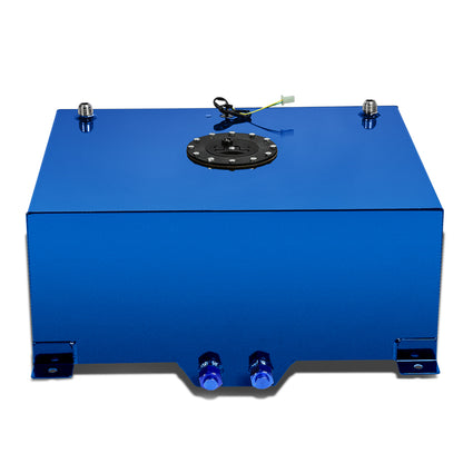 TANQUE DE GASOLINA FUEL CELL - GAS TANK WITH LEVEL SENDER - 20 GALLON - ALUMINUM - BLACK CAP - BLUE