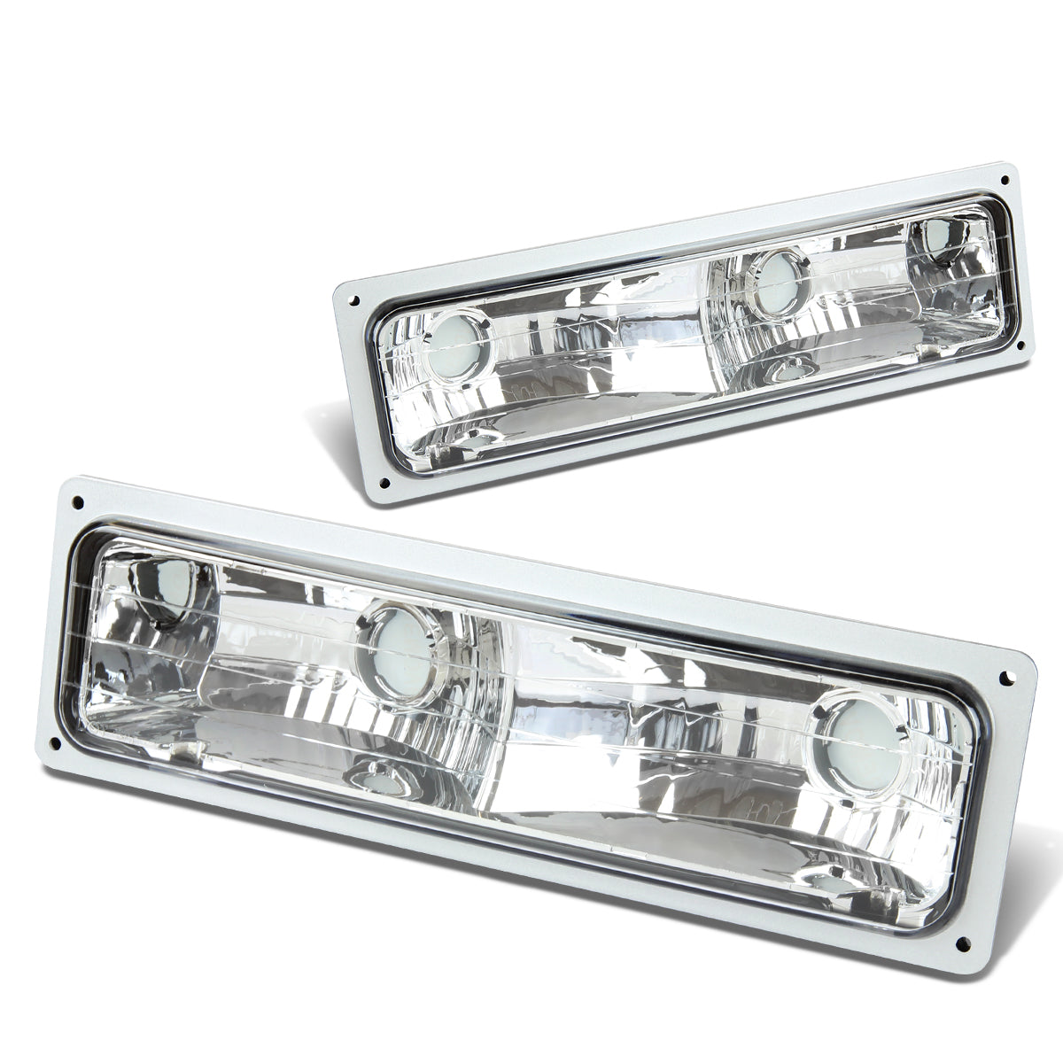 CUARTOS LUZ 94-98 CHEVY C10 - 2PC - CHROME