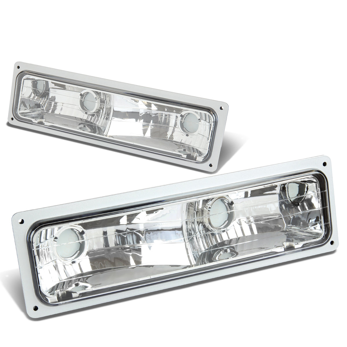 CUARTOS LUZ 94-98 CHEVY C10 - 2PC - CHROME