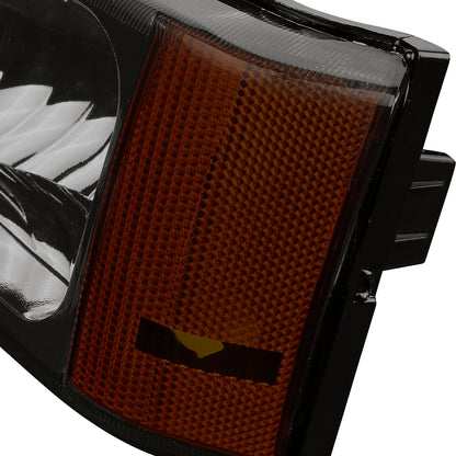 CUARTOS LUZ 03-06 CHEVY AVALANCHE 1500, 2500, SILVERADO 1500, 2500, 3500, 1500 HD, 2500 HD / 2007 SILVERADO 1500, 1500 HD, 2500 HD, 3500 CLASSIC - FITS MODELS WITHOUT FACTORY CLADDING ONLY - 2PC - SMOKE / AMBER CORNER