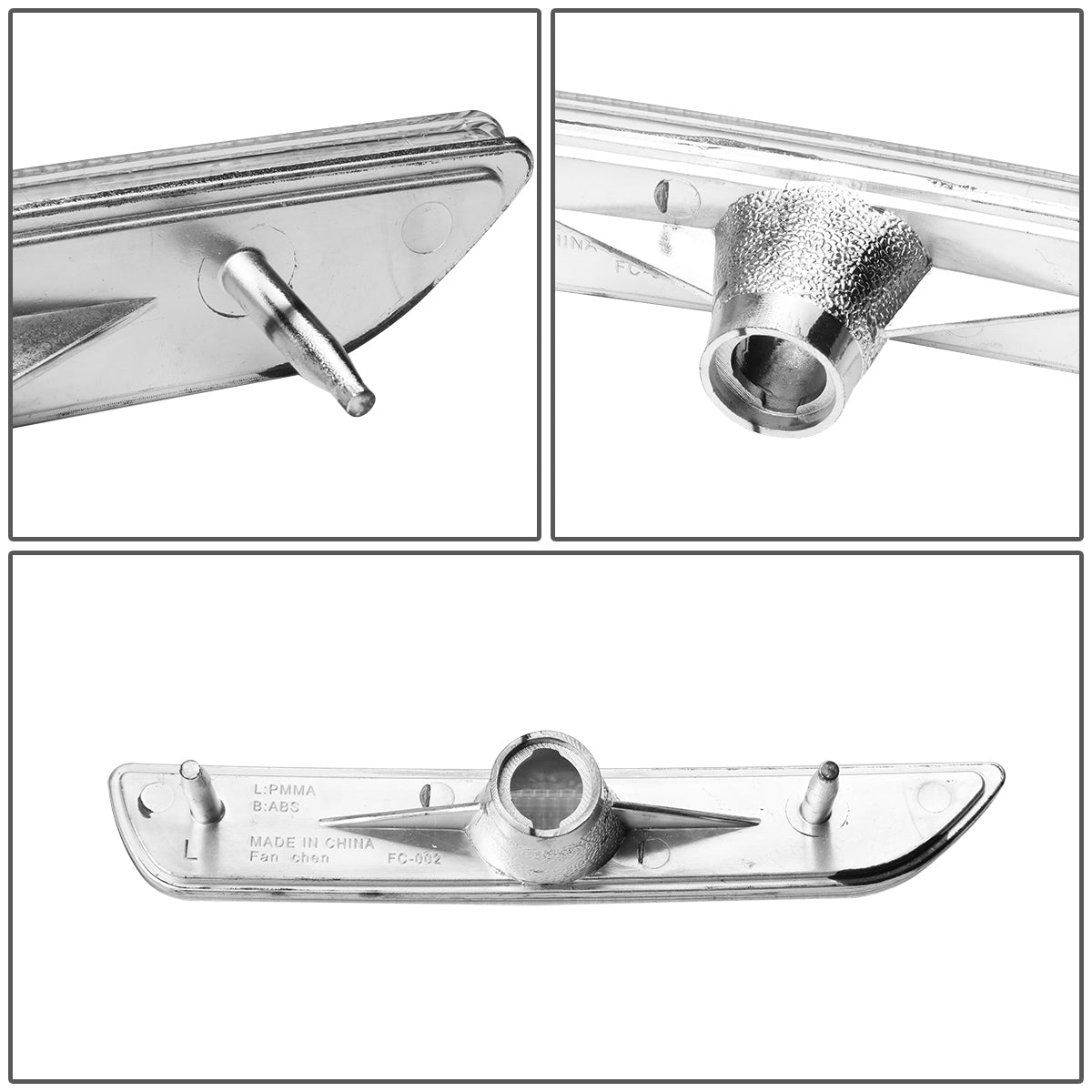 CUARTOS LUZ 10-14 FORD MUSTANG - CLEAR