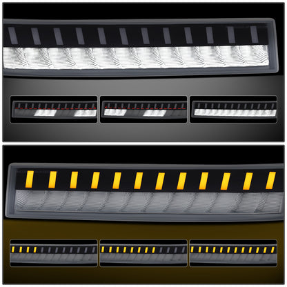 CUARTOS LUZ CHEVROLET EXPRESS 1500 2003-2014 / CHEVROLET EXPRESS 2500 2003-2023 / CHEVROLET EXPRESS 3500 2003-2023 / GMC SAVANA 1500 2003-2014 / GMC SAVANA 2500 2003-2023 / GMC SAVANA 3500 2003-2023 - FULL LED RUNNING / TURN SIGNAL LIGHT - CHROME HOUSING