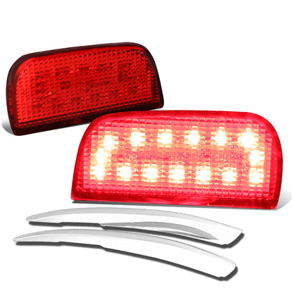 CUARTOS LUZ REAR LOWER BRAKE LAMP - 16-17 HONDA CIVIC - RED