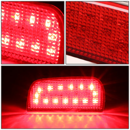 CUARTOS LUZ REAR LOWER BRAKE LAMP - 16-17 HONDA CIVIC - RED