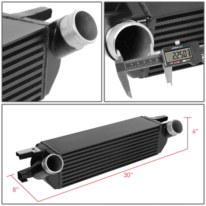 INTERCOOLER 15-19 FORD MUSTANG 2.3L ECOBOOST - FRONT MOUNT - SMALL - BLACK