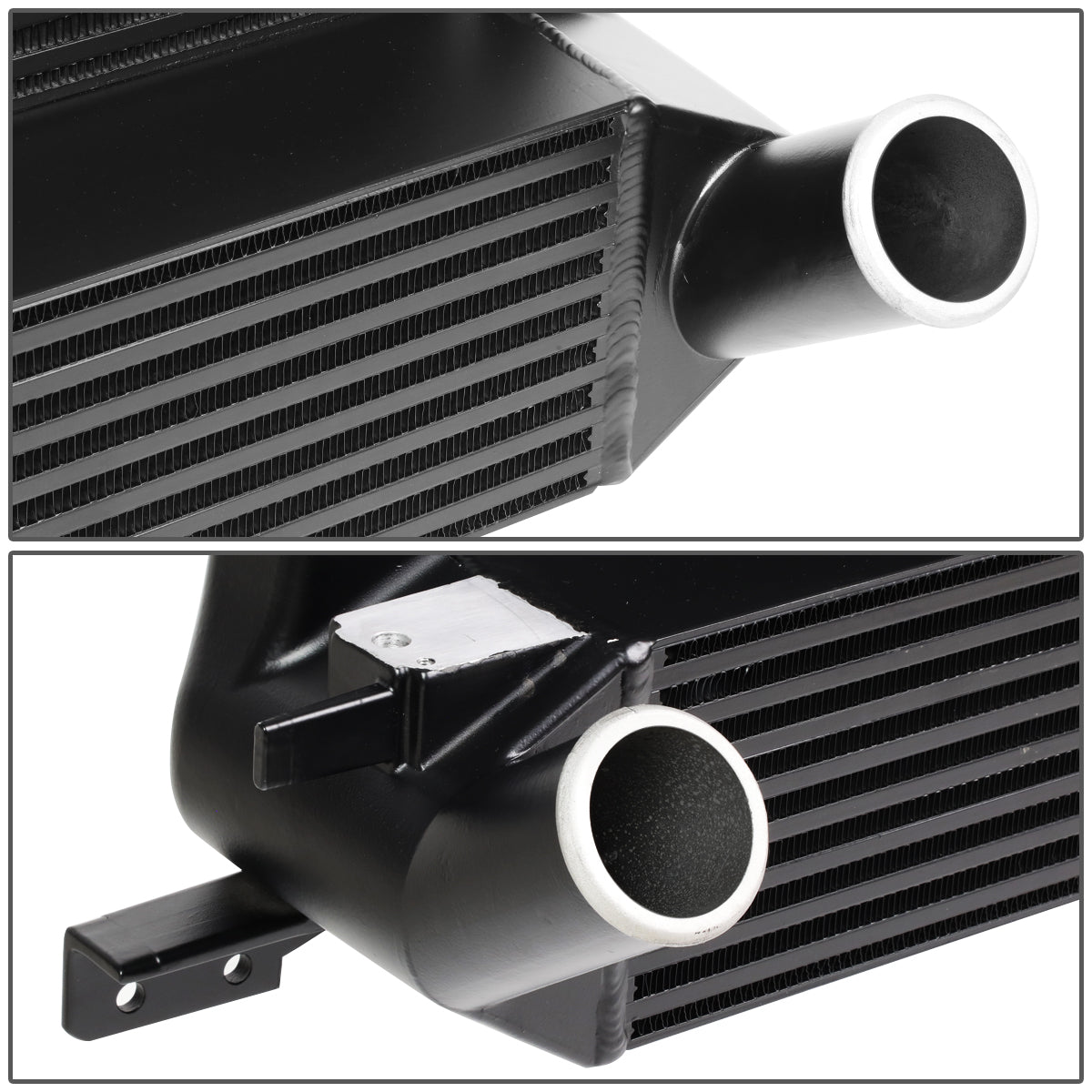 INTERCOOLER 15-19 FORD MUSTANG 2.3L ECOBOOST - FRONT MOUNT - BIG - BLACK