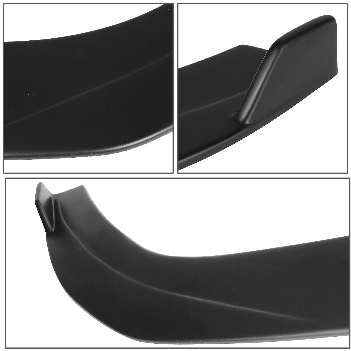 LIP 15-17 FORD MUSTANG - FITS MODELS W/O PERFORMANCE PACKAGES - SPLITTER STYLE - MATTE BLACK
