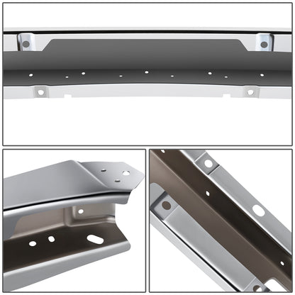 DEFENSA 07-13 CHEVROLET SILVERADO 1500 - WITHOUT FRONT AIR INTAKE CUTOUT - CHROME
