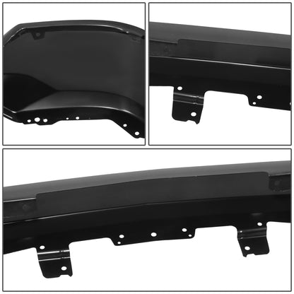 DEFENSA 16-18 CHEVY SILVERADO 1500 FRONT BUMPER FACE BAR - W/O FOG LIGHT CUT OUT, W/O SENSOR HOLE, BLACK