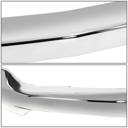 DEFENSA 16-18 CHEVY SILVERADO 1500 FRONT BUMPER FACE BAR - W/O FOG LIGHT CUT OUT, W/O SENSOR HOLE, CHROME